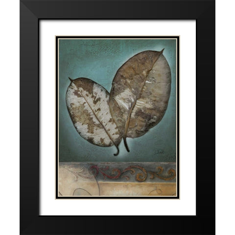 Beauty in Fusion I Black Modern Wood Framed Art Print with Double Matting by Pinto, Patricia