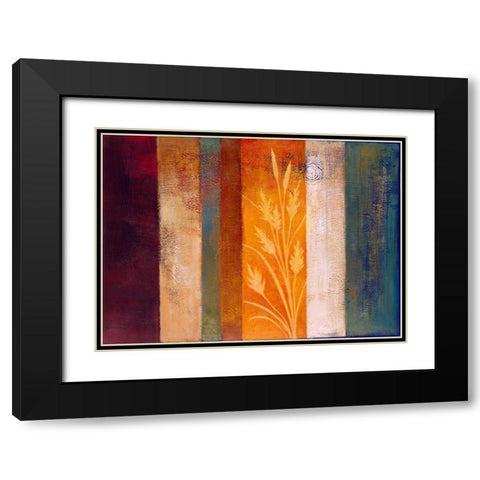Spice II Black Modern Wood Framed Art Print with Double Matting by Rhyan, Vivien