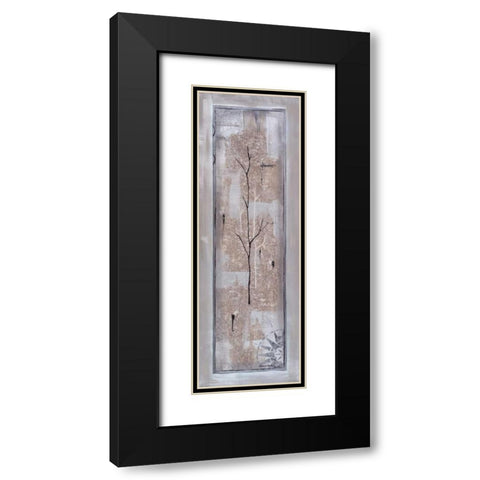Winter Solstice I Black Modern Wood Framed Art Print with Double Matting by Hakimipour-Ritter