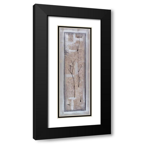 Winter Solstice II Black Modern Wood Framed Art Print with Double Matting by Hakimipour-Ritter