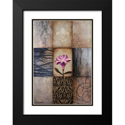 Frail I Black Modern Wood Framed Art Print with Double Matting by Marcon, Michael