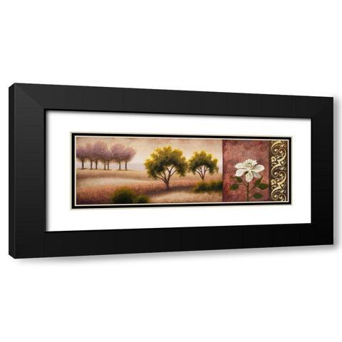 Jarvis I Black Modern Wood Framed Art Print with Double Matting by Marcon, Michael