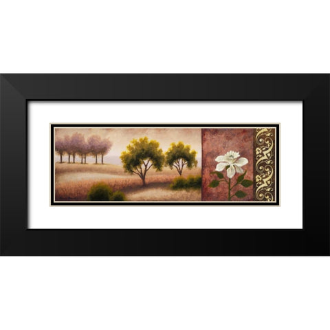 Jarvis I Black Modern Wood Framed Art Print with Double Matting by Marcon, Michael