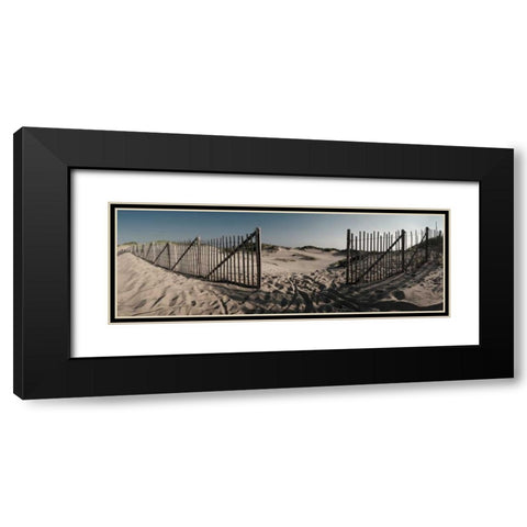 Herring Cove Black Modern Wood Framed Art Print with Double Matting by Lake, Shelley