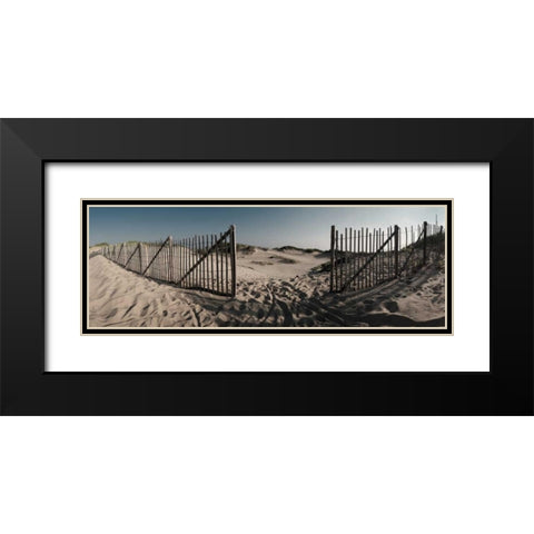 Herring Cove Black Modern Wood Framed Art Print with Double Matting by Lake, Shelley