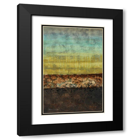 Subterranean II Black Modern Wood Framed Art Print with Double Matting by Loreth, Lanie