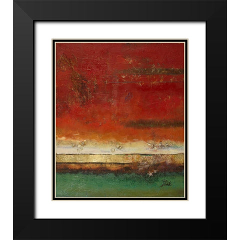 Sea Landscapes I Black Modern Wood Framed Art Print with Double Matting by Pinto, Patricia
