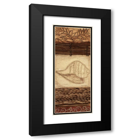 Organic Oasis I Black Modern Wood Framed Art Print with Double Matting by Hakimipour-Ritter