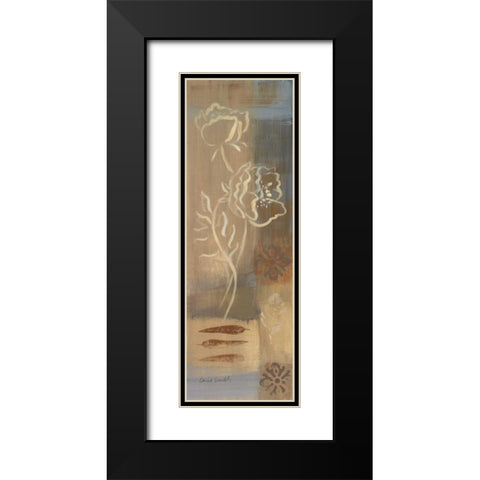 Poppy Panel I Black Modern Wood Framed Art Print with Double Matting by Loreth, Lanie