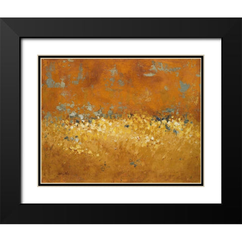 Flower Fields I Black Modern Wood Framed Art Print with Double Matting by Loreth, Lanie
