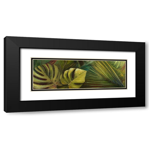 Green for Ever I Black Modern Wood Framed Art Print with Double Matting by Pinto, Patricia