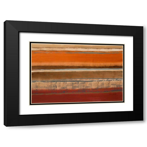 Solar Journey II Black Modern Wood Framed Art Print with Double Matting by Loreth, Lanie