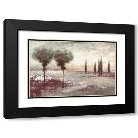 Textural Landscape at Twilight Black Modern Wood Framed Art Print with Double Matting by Marcon, Michael