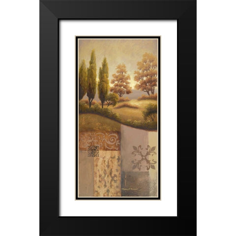 Return to Rockford Black Modern Wood Framed Art Print with Double Matting by Marcon, Michael