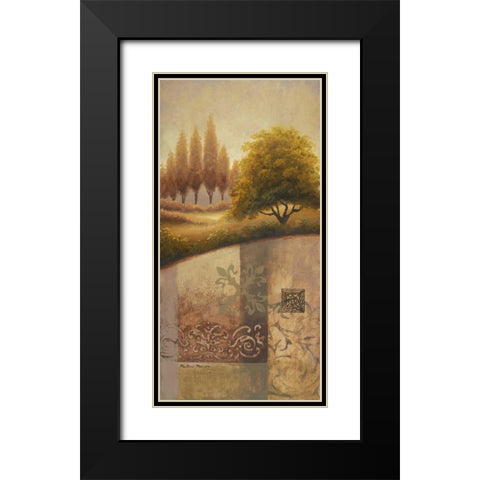 Return to Alma Black Modern Wood Framed Art Print with Double Matting by Marcon, Michael