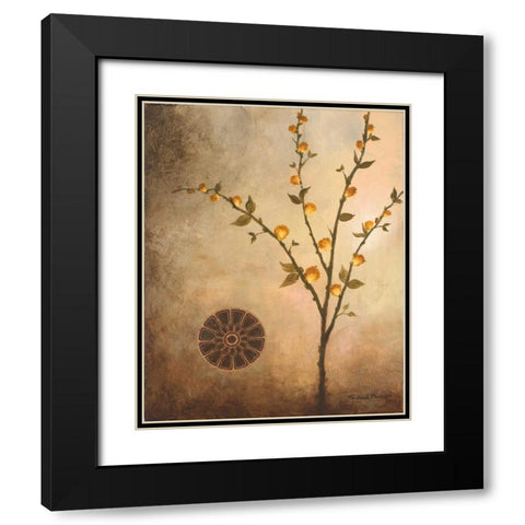 Fall Stems in the Light Black Modern Wood Framed Art Print with Double Matting by Marcon, Michael