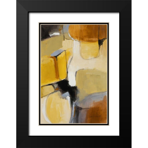 Gold Canyon IV Black Modern Wood Framed Art Print with Double Matting by Loreth, Lanie