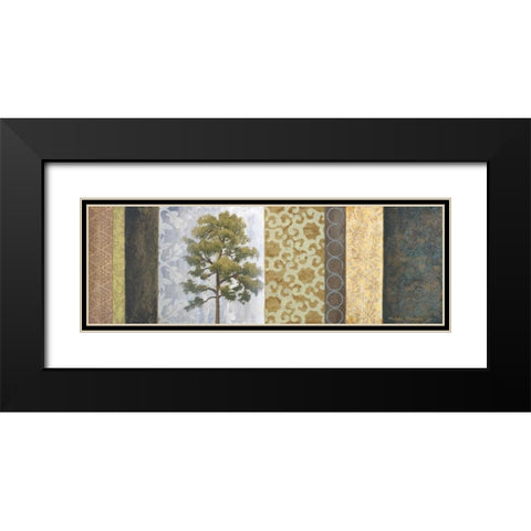 Dezolis I Black Modern Wood Framed Art Print with Double Matting by Marcon, Michael
