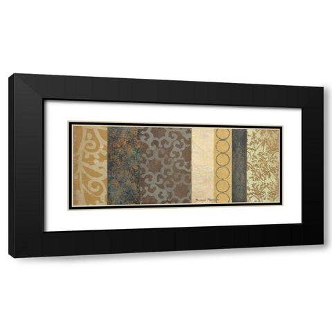 Dezolis II Black Modern Wood Framed Art Print with Double Matting by Marcon, Michael