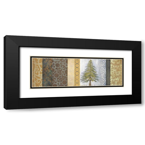 Dezolis II Black Modern Wood Framed Art Print with Double Matting by Marcon, Michael