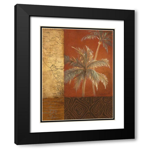 Bon Voyage I Black Modern Wood Framed Art Print with Double Matting by Loreth, Lanie