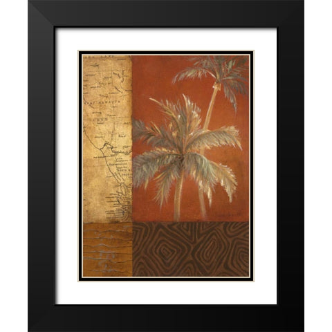 Bon Voyage I Black Modern Wood Framed Art Print with Double Matting by Loreth, Lanie
