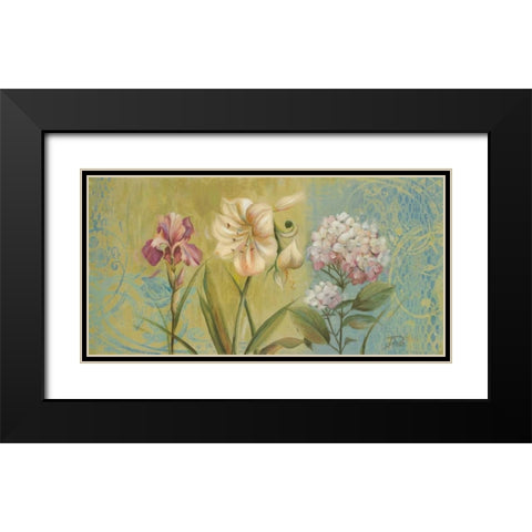 The Garden I Black Modern Wood Framed Art Print with Double Matting by Pinto, Patricia