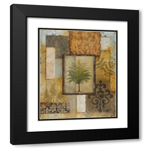Sanctuary II Black Modern Wood Framed Art Print with Double Matting by Marcon, Michael