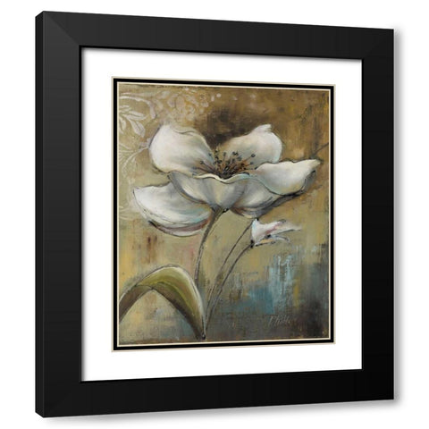 Spring I Black Modern Wood Framed Art Print with Double Matting by Pinto, Patricia