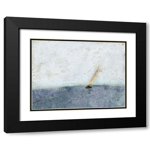 Sail the Seas Black Modern Wood Framed Art Print with Double Matting by Mabat, Ynon
