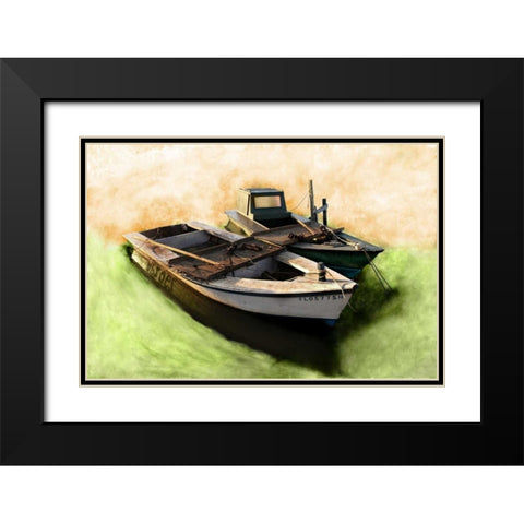 Boat VIII Black Modern Wood Framed Art Print with Double Matting by Mabat, Ynon