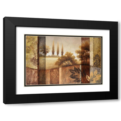 Summer Changes I Black Modern Wood Framed Art Print with Double Matting by Marcon, Michael