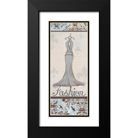 Fashion Black Modern Wood Framed Art Print with Double Matting by Hakimipour-Ritter