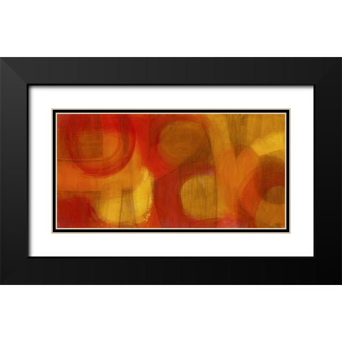 Discovering I Black Modern Wood Framed Art Print with Double Matting by Loreth, Lanie