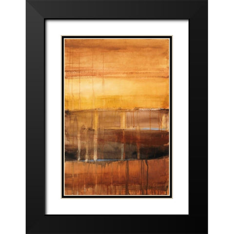 Autumn Glows I Black Modern Wood Framed Art Print with Double Matting by Loreth, Lanie