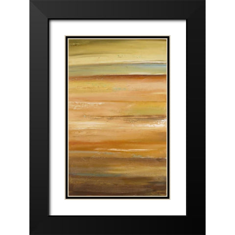Sunrise II Black Modern Wood Framed Art Print with Double Matting by Pinto, Patricia