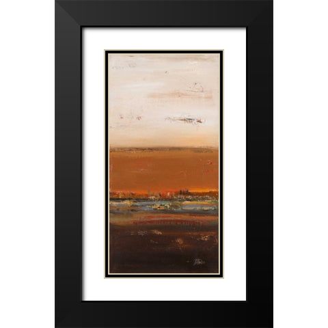 Night is Coming II Black Modern Wood Framed Art Print with Double Matting by Pinto, Patricia