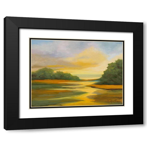 Afternoon II Black Modern Wood Framed Art Print with Double Matting by Arenas, Nelly