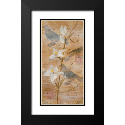 Morning Song I Black Modern Wood Framed Art Print with Double Matting by Loreth, Lanie