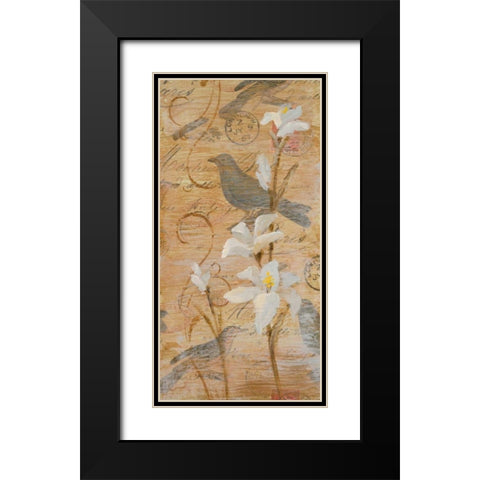 Morning Song II Black Modern Wood Framed Art Print with Double Matting by Loreth, Lanie