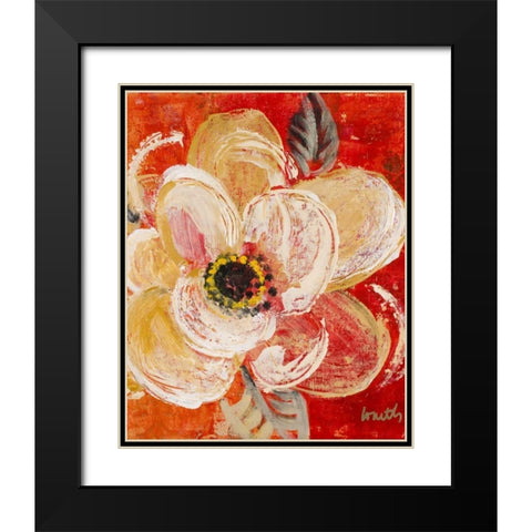 Dazzlin II Black Modern Wood Framed Art Print with Double Matting by Loreth, Lanie