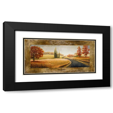 A Place of Passing Time II Black Modern Wood Framed Art Print with Double Matting by Marcon, Michael