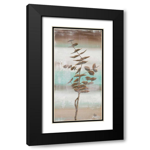 Winter Beach II Black Modern Wood Framed Art Print with Double Matting by Hakimipour-Ritter