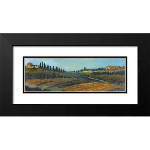 Italy I Black Modern Wood Framed Art Print with Double Matting by Kingsley
