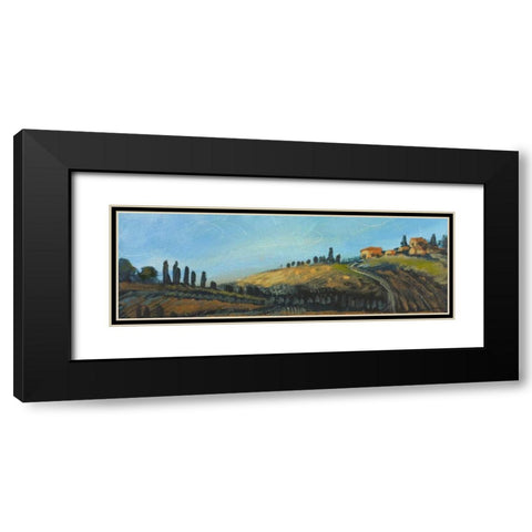 Italy II Black Modern Wood Framed Art Print with Double Matting by Kingsley