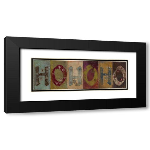 HOHOHO Black Modern Wood Framed Art Print with Double Matting by Pinto, Patricia