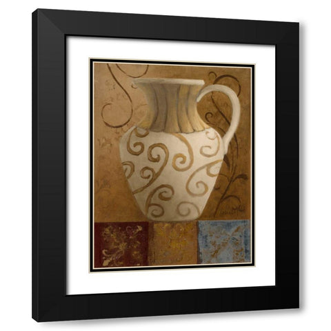 Elegant Vessel II Black Modern Wood Framed Art Print with Double Matting by Loreth, Lanie