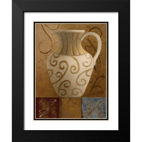Elegant Vessel II Black Modern Wood Framed Art Print with Double Matting by Loreth, Lanie