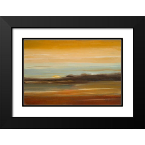 Late Afternoon I Black Modern Wood Framed Art Print with Double Matting by Arenas, Nelly