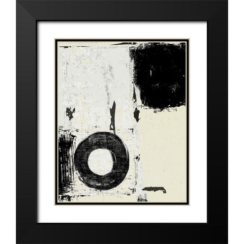 Monochrome Study I Black Modern Wood Framed Art Print with Double Matting by Loreth, Lanie